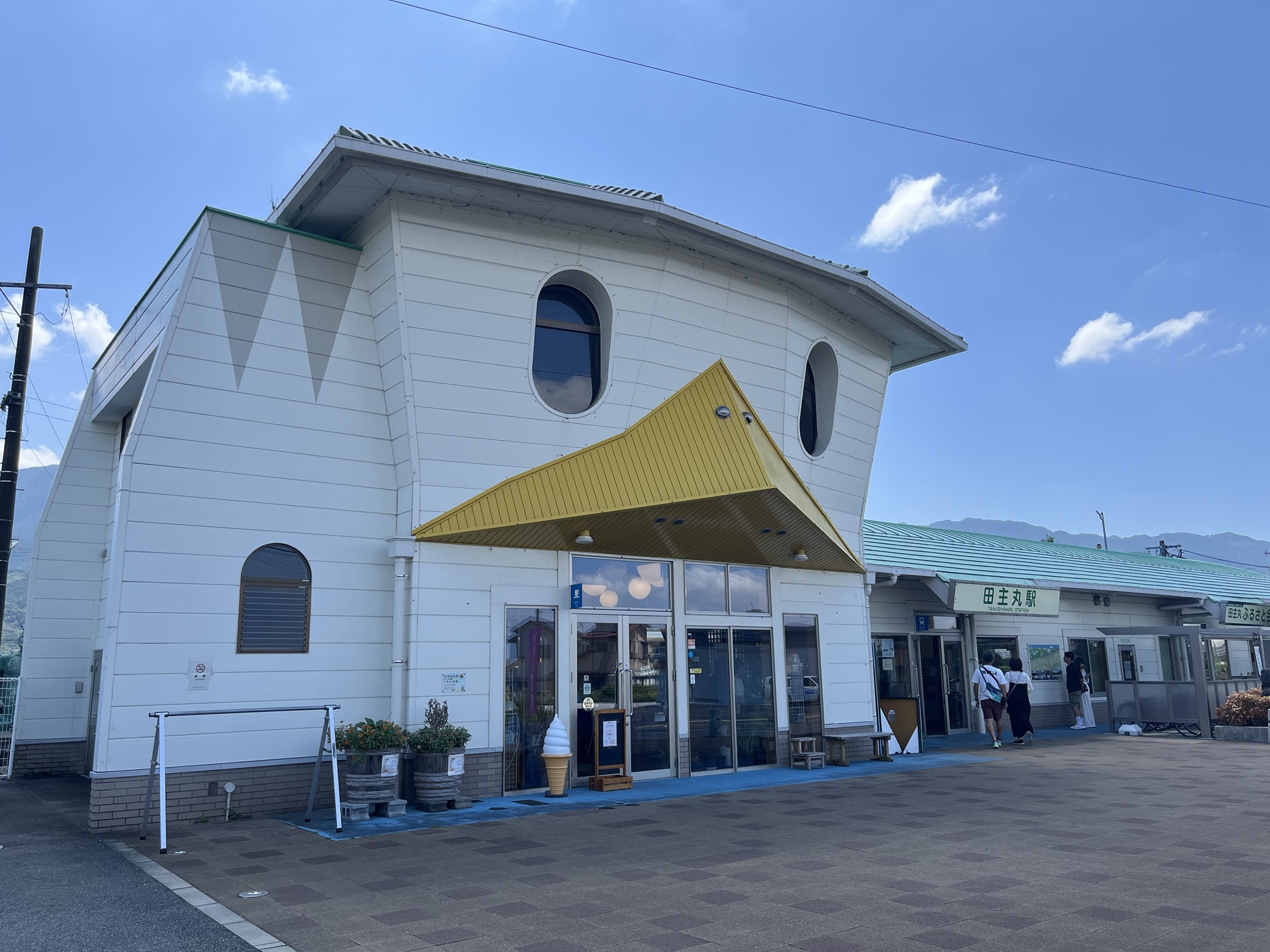 田主丸駅の外観