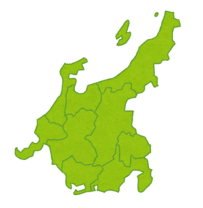 東海地方のイラスト